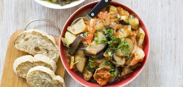 Холодное рагу из сезонных овощей