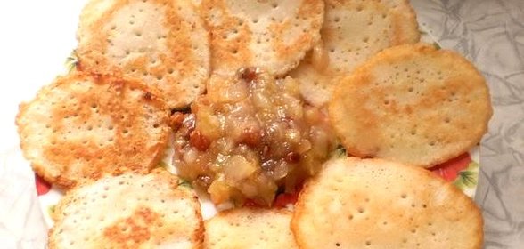 Постные оладьи