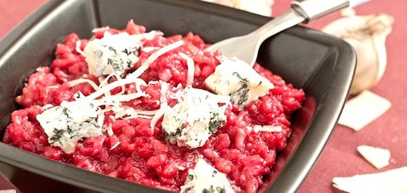 Ризотто со свёклой