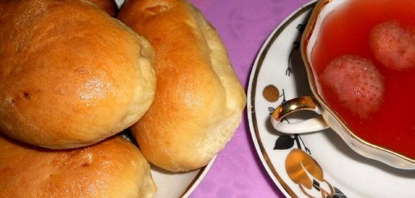 Домашние пирожки с яблоками