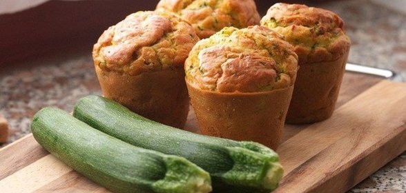 Маффины с лаймом и цукини