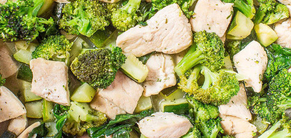 Курица с брокколи