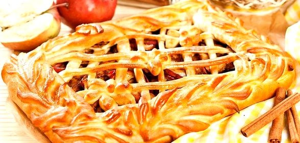 Тесто для пирога с яблоками