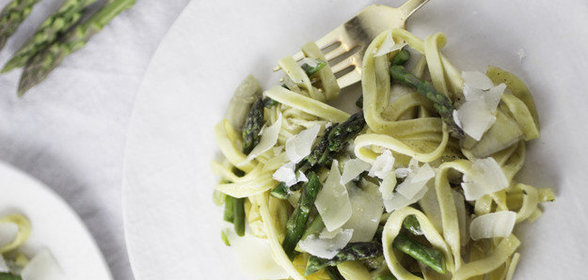 Феттучини с лимоном