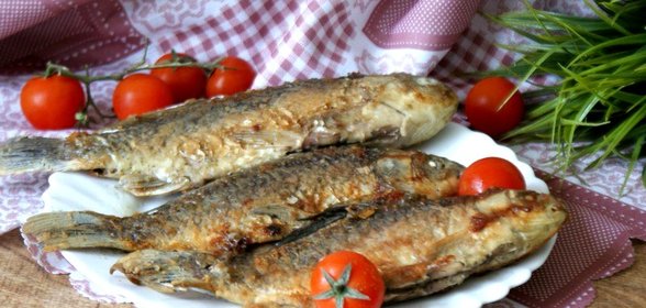 Жареные караси со специями