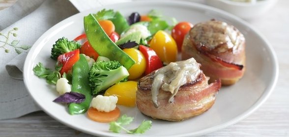 Медальоны из свиной вырезки