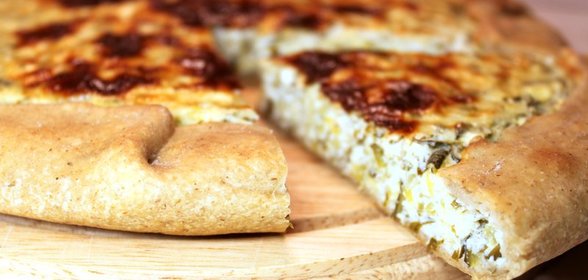 Пирог с цукини и фетой