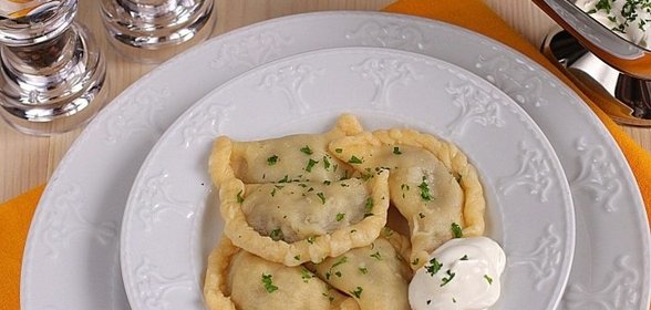 Вареники с картошкой и грибами