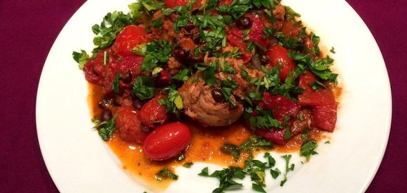 Пири-пири куриное рагу по‑португальски