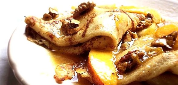 Блинчики с грушей