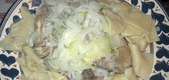 Бешбармак из гуся