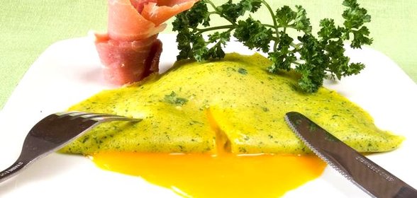 Блинчики со шпинатом по-липецки