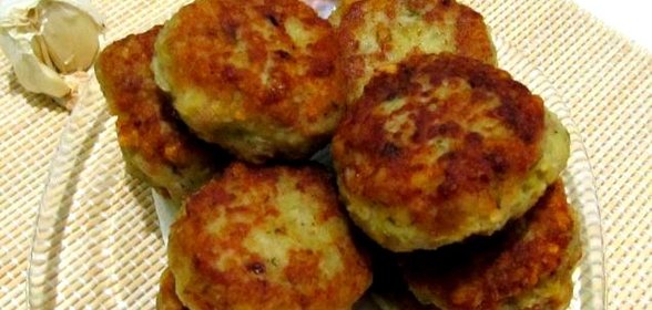 Картофельные котлеты с фаршем