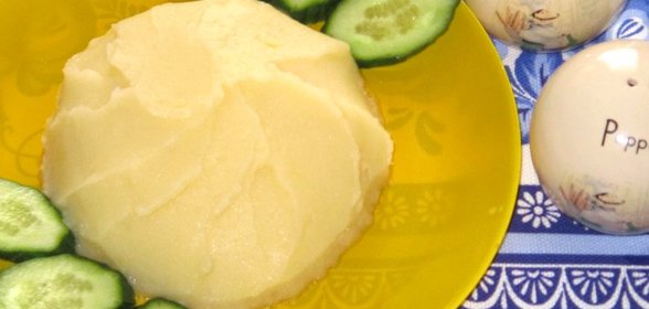 Постное картофельное пюре