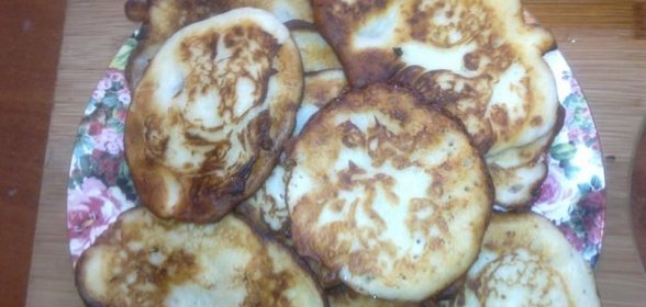 Оладьи с сыром на кислом молоке