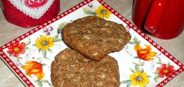 Ржаные лепешки с овсяными хлопьями