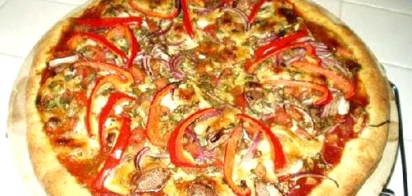 Овощная пицца с сыром Моцарелла