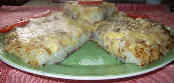 Картофельная запеканка с сыром