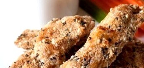 Куриные палочки с горчично-медовым соусом