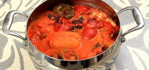 Перцы, фаршированные свиным фаршем