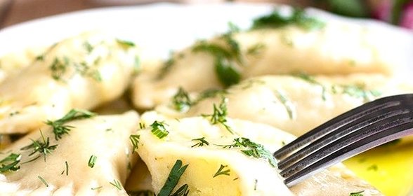 Постные вареники