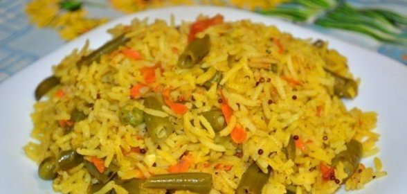 Ризотто с овощами в мультиварке