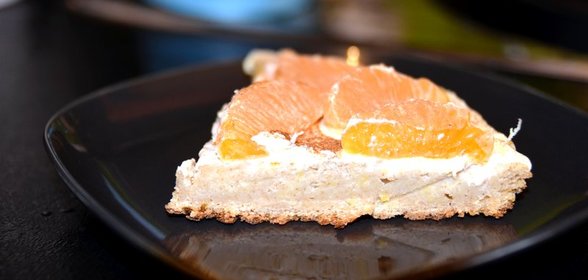 Сладкий пирог с мандаринами