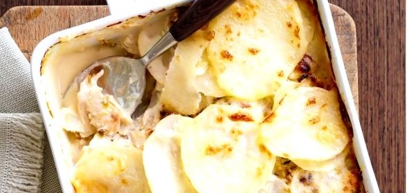 Запеканка с картофелем и курицей