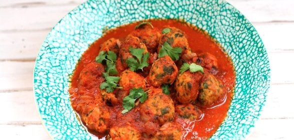Рыбные фрикадельки в томатном соусе