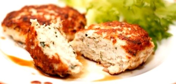 Котлеты куриные с чесноком