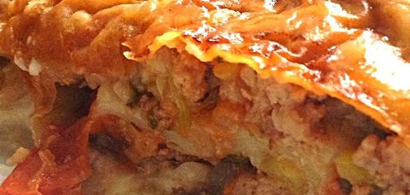 Лазанья с фаршем в мультиварке