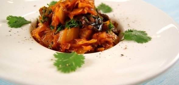 Бигос с грибами
