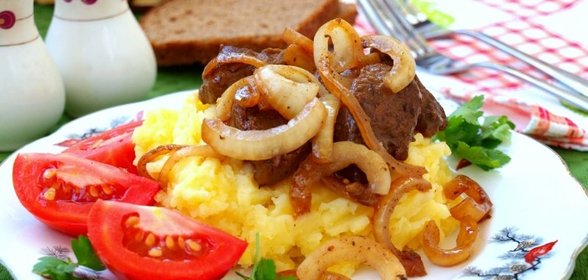 Телятина маринованная в вишнёвом вине