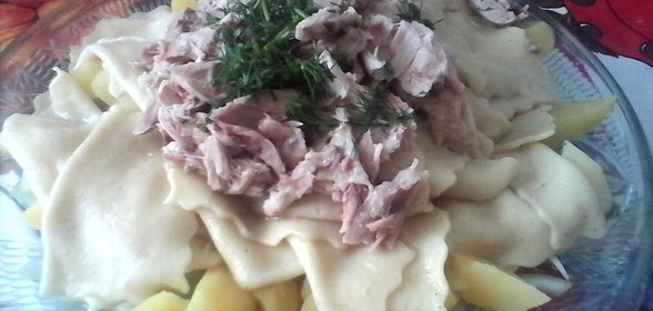 Бешбармак с окорочками