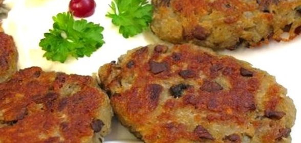 Драники с грибами