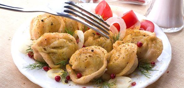 Жареные пельмени по‑узбекски