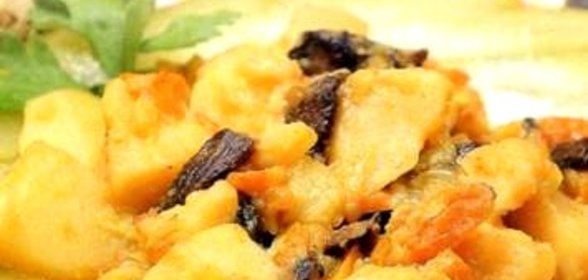 Жаркое с грибами