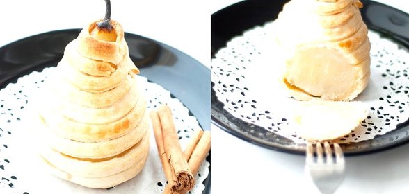 Ароматные груши в тесте