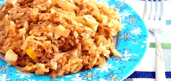 Ленивые голубцы для детей