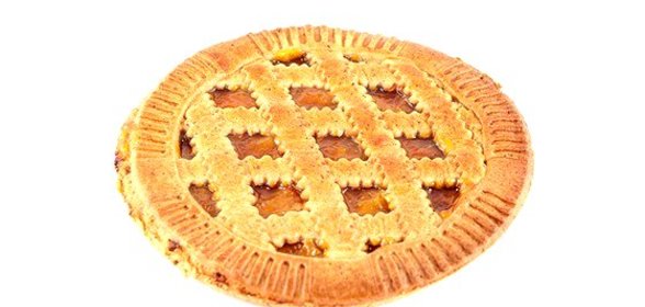 Пирог песочный с ягодами