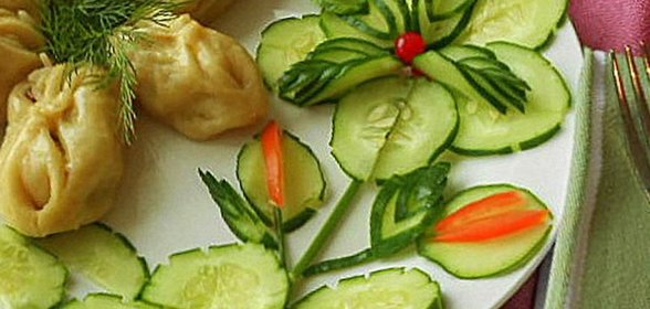 Постные манты с персидской чечевицей