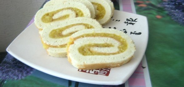 Лимонный рулет