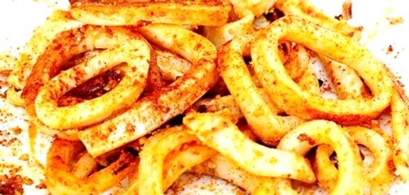 Кальмары с паприкой