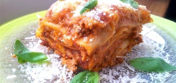 Мясная лазанья