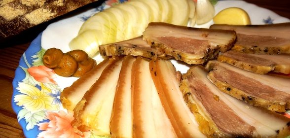 Грудинка в пакете