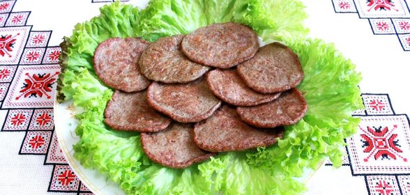 Печеночные оладьи из куриной печени
