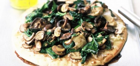 Пицца с грибами