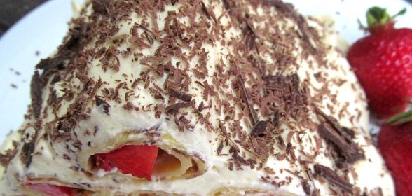 Торт Монастырская изба из блинов