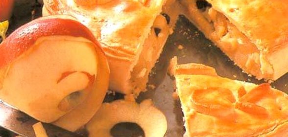 Яблочно-сырный пирог