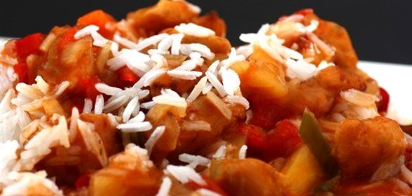 Курица в кисло-сладком соусе по‑китайски